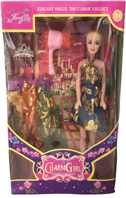 

Grind Sapphire Beautiful Doll With Fashion Accessories(Multicolor)