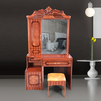 

RoyalOak Lotus Engineered Wood Dressing Table(Finish Color - Brown)