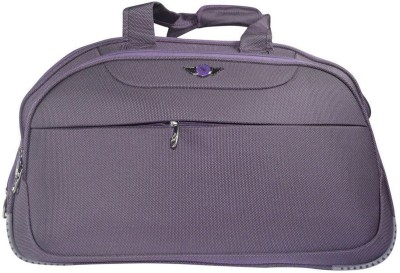 

Texas USA (Expandable) Imported Water Resistant 20 Inch Duffel Bags with Inbuilt Trolley Carry it on your shoulder or pull along as a trolley bag ! Duffel Strolley Bag(Purple)