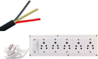 

Kemei Electric Socket Box 8 A Five Pin Socket