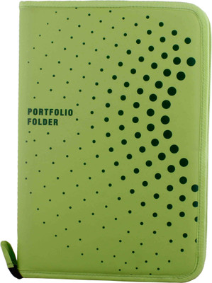 

ZesTale Premium Leatherette Portfolio Document Folder(Set Of 1, Green)