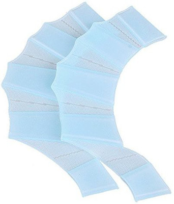 

Shrih Soft Silicone Swimming Fins Flippers Webbed Glove (1 pair) Fin(M, 28)