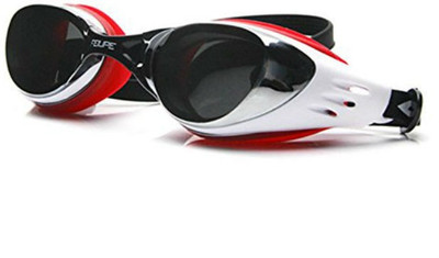 

Shrih Anti Fog UV Protection Swimming Goggles Swimming Goggles(Red, Black), Red and black