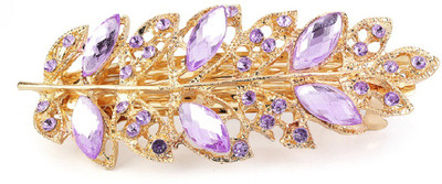 

Fabfashion Purple Color Leaf Design Hair Clip Hair Clip(Multicolor)