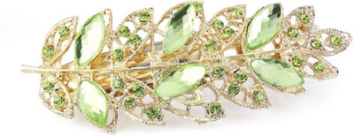 

Fabfashion Green Color Leaf Design Hair Clip Hair Clip(Green, Yellow)
