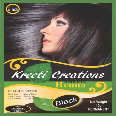 

Kreeti Creations Black Henna Hair Color(Black)