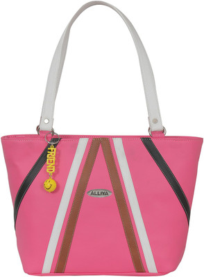 

Aliya Shoulder Bag(Pink, White)