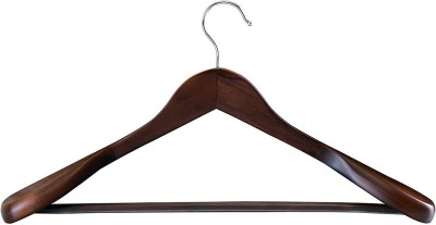 Vastra Wooden Shirt Pack of 5 Hangers For  Shirt(Brown)