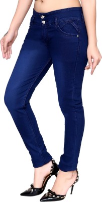 ORIEX Slim Women Dark Blue Jeans