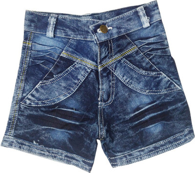 

Harshvardhanmart Short For Girls Party Solid Denim(Blue, Pack of 1