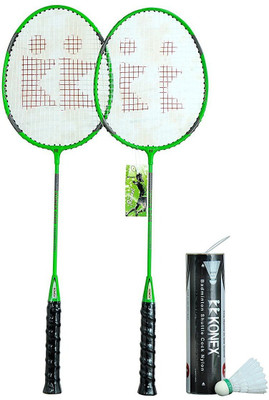 

RKTS Konex Badminton Green Racket with 1 Free Shuttle Cock pack Badminton Kit