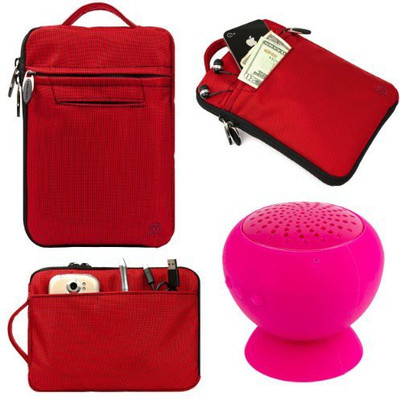

Vangoddy 8 inch Sleeve/Slip Case(Red)
