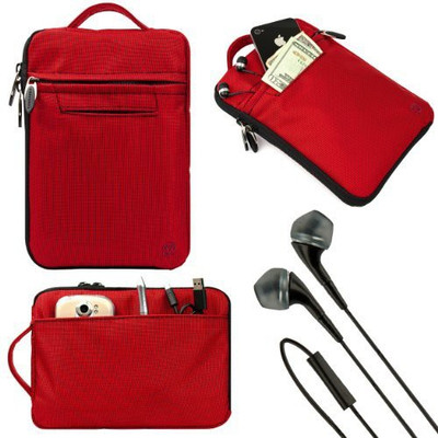 

Vangoddy 8 inch Sleeve/Slip Case(Red)