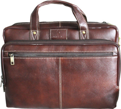 

WILD ZARZA LONDON 14 inch Expandable Laptop Backpack(Brown)