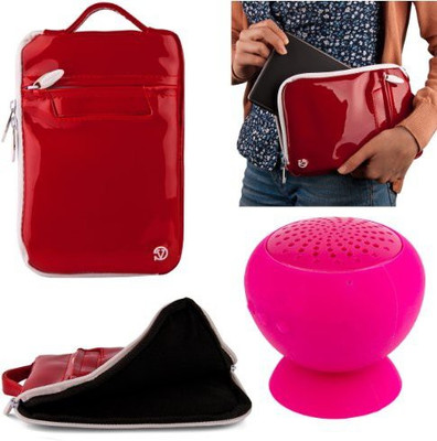 

Vangoddy 8 inch Sleeve/Slip Case(Red)
