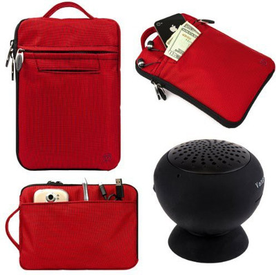 

Vangoddy 8 inch Sleeve/Slip Case(Red)
