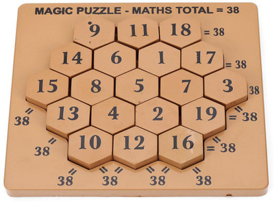 

Ratnas MAGIC MATHS PUZZLE 38 FOR KIDS(Multicolor)