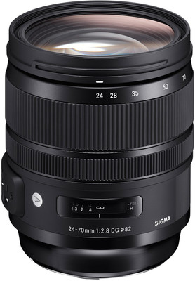 Sigma 24-70mm F/2.8 DG OS HSM Art lens for Nikon Dslr Camera Lens(Black, 24-70)