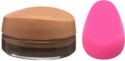 

CVB Paris Matte Mousse Foundation Light Weight Shine Control Oil Free-no.3 + Makeup Sponges, Foundation Blending Sponge Flawless Makeup Blender for Liquid Creams and Powders, Makeup Sponges(Random color)