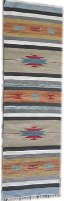 

SRJ HANDICRAFT Cotton Yoga and Exercise Mat(Multicolor, Small)