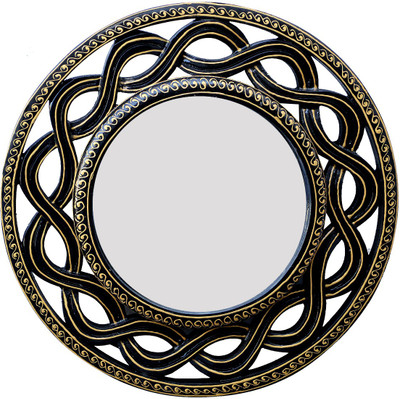 

Dhawan 12x12_Black_Round_MirrorFrame Decorative Mirror(Decorative Finish : Polished)