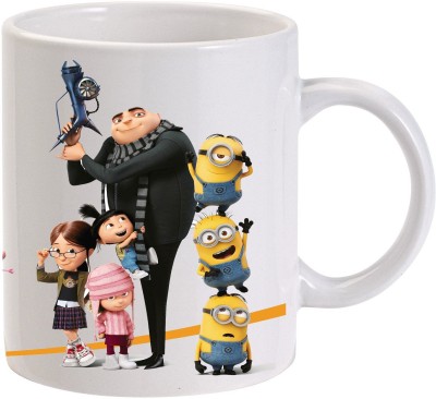 MUGKIN Despicable Me Ceramic Coffee Mug(350 ml)