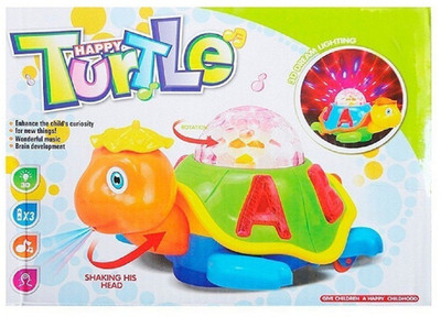 

Hytech HAPPY TURTLE TOY WITH MUSIC AND COLORFUL LIGHTS(Multicolor)