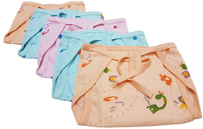 

Baby Shopiieee Cushioned Cotton Nappies Combo (Pack of 5) -  - 0-3 Months (Print And Color May Vary, Multicolor