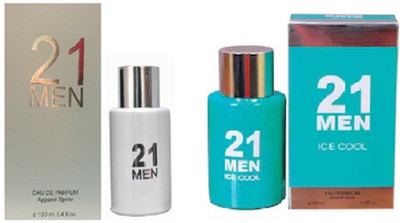 

21 MEN WHITE GREEN Eau de Toilette - 100 ml(For Men & Women)