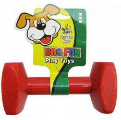 SICONS Dog Toy Plastic dumbbell Large bright & colourful Sicons Pet Fashion. Plastic Tug Toy For Dog available at flipkart for Rs.142