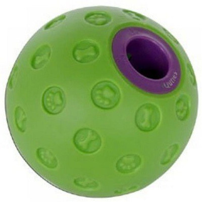 

SICONS Dog Toy Snack Attack Treat release boll small Size (7.5cm) Sicons Pet Fashion Rubber Ball For Dog
