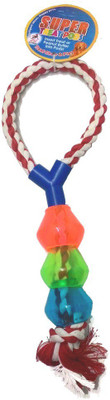 

SICONS Dog Toy Triple Treat Pods Rope Cotton Toy Sicons Pet Fashion. Cotton, Jute Treat Dispensing Toy For Dog