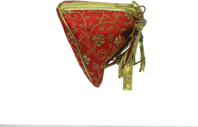 

Rahmanbags Embroidery design Potli for women's. Potli(Red)