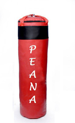 

PEANA 4.0 Feet Long, PU Material, Red and Black Color, Unfilled with Hanging Straps Hanging Bag(4.0, 48 kg)