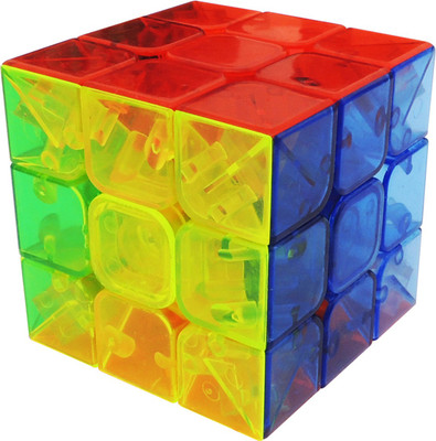 

Funrally 3x3x3 Transparent Stickerless Speed Cube(1 Pieces)