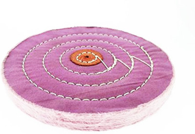 

Oscar Pink Soft Cotton Polishing Buffing Wheel Bench Grinder with Arbor Hole Jewelers Rotary Tools (6 Inch - 50) PSPBWAJ6 Rotary Tool(7 mm)