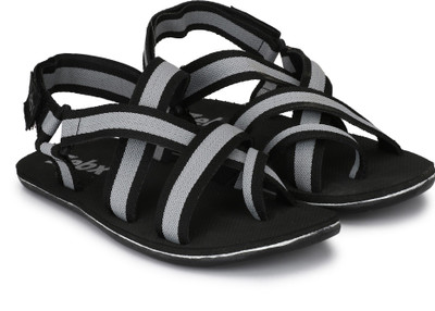 

ZebX Men Black Sandals