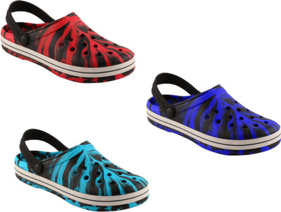 

Ziplite Men COMBO (CLOG BLACK/RED)+(CLOG BLACK/BLUE)+(CLOG BLACK/AQUA) Sandals