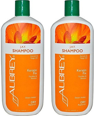 

Aubrey Organics JAY Shampoo For Keratin Fix And Dry Replenish With Keratin And Yangu Oil(325.31 ml)