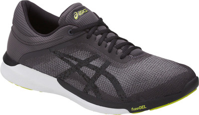 Asics FuzeX Rush Light Weight Men's Running Shoes, Dark Grey/Black/Mid Grey - 8 US Running Shoes For Men(Grey, Black