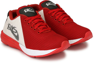 

DLS Shoes for men and boy casual sneaker black red running shoes boots loafer formal shoes for men and boys Running Shoes For Men(Red