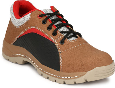 

Kavacha Steel Toe safety Shoe , S24 For Men(Brown