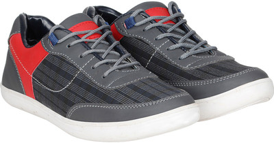 

Baaroo Baaroo Stylish Casual Sneakers Sneakers For Men(Grey, Grey::red