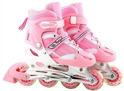 

DHAWANI Inline Adjustable Skate In-line Skates - Size 6-8 UK In-line Skates - Size 6-8 UK(Pink)