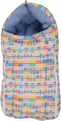 JAZE BABY Ultra-Soft Knitted Fabric - Multipurpose 3-in-1 Baby Carry Bed Sleeping Bag(Purple, Multicolor