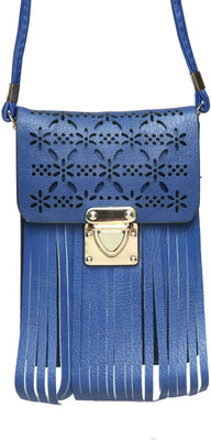 

Shopharp Women Casual Blue Polyester Sling Bag