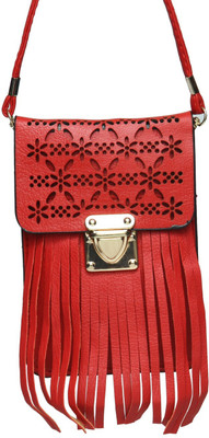 

Shopharp Women Casual Red Polyester Sling Bag