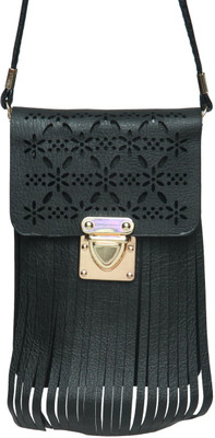 

Shopharp Women Casual Black Polyester Sling Bag