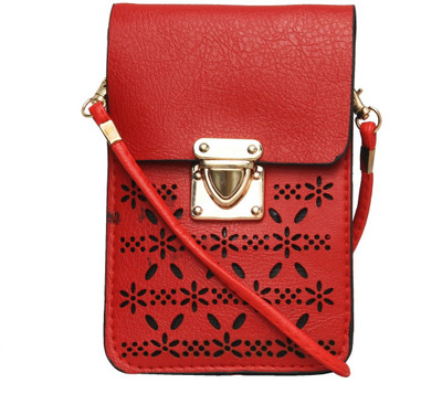 

Shopharp Women Casual Red Polyester Sling Bag