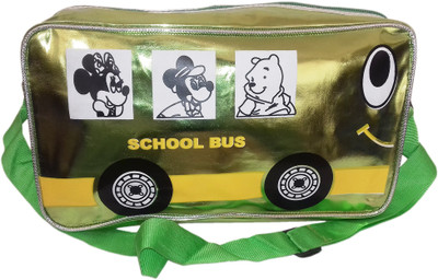 

KIDOZ KINGDOM Boys & Girls Casual Green Leatherette Sling Bag